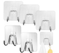 5 Pcs Attaccaglie Adesive Appendini Adesivi Attaccare Ganci Muro