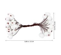 5 Pcs Bacche Glassate Creazione Di Ghirlande Frutti Bosco Artificiali