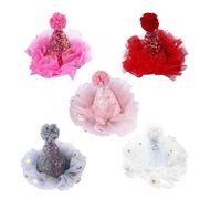 5 Pcs BASCH BAND Ragazzina Bambino Graziosi Fermagli Per Cappelli
