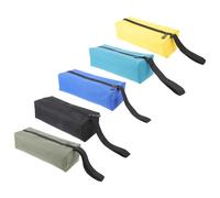 5 Pcs Borsa Con Cerniere Porta Utensili Attrezzi Piccola Custodia Cerniera