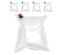 5 Pcs Borsa Con Dispenser Vino Buste Per Stoccaggio Del Contenitori Bevande
