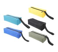 5 Pcs Borse Per Attrezzi Marsupio Porta Piccola Custodia Con Cerniera