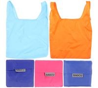 5 Pcs Busta Spesa Borsa Riutilizzabile Sacchetti Di Drogheria Pieghevoli