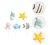 5 Pcs Cake Topper Compleanno Decorazioni Dolci Dessert Parezioni Di Torta Feste