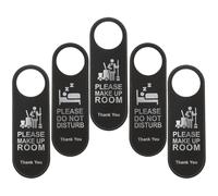 5 Pcs Cartello Per Pulizia Hotel Non Disturbare Il Della Porta L'ufficio