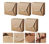 5 Pcs Cartoni Per Torta Scatole Mini Torte Da Dessert Contenitore