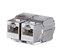 5 Pcs Cat7 Keystone Jack, Cat7 RJ45 FTP tool-less tipo in lega di zinco schermato modulo Keystone jack Adapter 10 Gigabit Modular jack