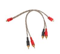 5 Pcs Cavi Rca Sdoppiatore Aux Divisore Filo Cavo Audio Per Auto