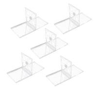 5 Pcs CD Jewel Case Custodie in Plastica Trasparente Custodia Per