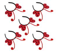 5 Pcs Cerchietto Coccinella Per Bambine Bambina Accessorio Capelli