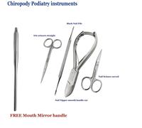 5-pcs Chiropody Podiatry Instruments Unghie Del Piede Pinza Cuticole Cura Dei