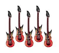 5 Pcs Chitarra Gonfiabile Gonfiabili Chitarre Per Bambini Prop Di