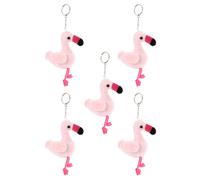 5 Pcs Ciondolo Di Peluche Bambino Adorabili Ciondoli Fenicotteri