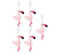 5 Pcs Ciondolo Di Peluche Bambino Ornamenti Fenicotteri Ciondoli Creativi