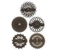 5 Pcs Clip Per Colletto Retrò Fissare La Del Accessorio Catena Della Camicia