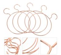 5 Pcs Closet Organizer Appendino Rotondo Oro Gancio Sciarpa Grucce