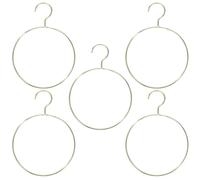 5 Pcs Closet Organizer Appendino Rotondo Oro Gancio Sciarpa Grucce