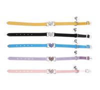 5 Pcs Collarino Cane Collare Morbido Gatto Collo Di Carino Colletto Cucciolo