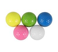 5 Pcs Competition Game Ball for Golfers Training Palline Colorate Pratica Del