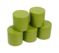 5 Pcs Contenitore Latta Scatola Piccola Lattina Di Tè Per Conservazione Del