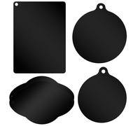 5 Pcs Copri Piano Induzione, Binaural Rettangolare Rotondo 35x25cm 22cm 24cm, Antiscivolo, Resistente Calore 240°C, Copri Fornelli Cucina 4 Fuochi Gas, Protezione Copertura Tappetino per Induzione