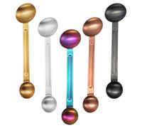 5 Pcs Cucchiai Dosatori Cucchiaino Da Caffè Misurino Paletta Acciaio Inox