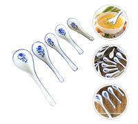 5 Pcs Cucchiaini Ceramica Piccoli Cucchiaio Da Cucina Di Cioccolato