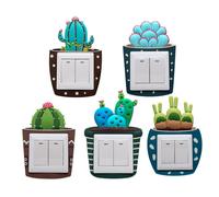 5 Pcs Decalcomanie Murali Adesivi Che Illuminano Buio Arredamento Parete Muro