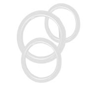 5 pcs di O-ring in gomma, 11,2mm di diametro esterno, 7,6mm di diametro interno, 1,8mm di larghezza, Bianco