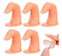 5 Pcs Dita Per Esercitarsi Nella Manicure Pratica Il Dito Le Unghie