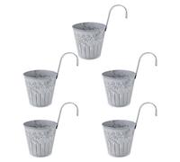 5 Pcs Fioriera Da Appendere Iron Flowerpot Pentola Di Pianta Ferro