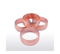 5 PCS Fit 20mm Tube OD CopperFerrule Ring For Compression Union 5 PCS Fitting Water Gas Oil