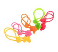 5 Pcs Food Wrap Straps Silicone Journal Bands Banda Elastica Per Libri