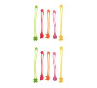 5 Pcs Food Wrap Straps Silicone Journal Bands Banda Elastica Per Libri