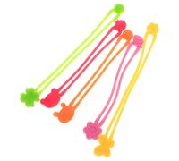 5 Pcs Food Wrap Straps Silicone Journal Bands Banda Elastica Per Libri