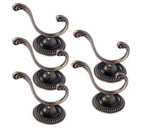 5 Pcs Gancio Per Accappatoio Appendiabiti Vintage Cappotti Murale