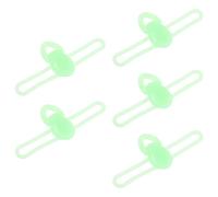 5 Pcs Gancio Per Canna Da Pesca in Silicone Porta Amo La Esche Artificiali