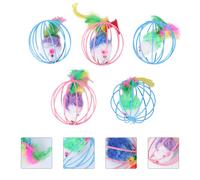 5 Pcs Giochini Per Gatto Giocattoli Interattivi Animali Domestici Gabbia Topi