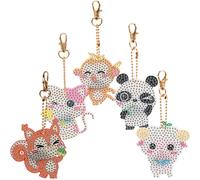 5 Pcs Kit Per Portachiavi Accessori Della Catena Chiave Ciondolo