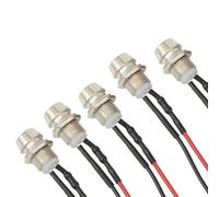 5 Pcs Luce Indicatore Auto Barca 12V 10mm LED Pannello Cruscotto Singola