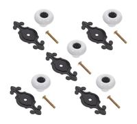 5 Pcs Maniglie Delle Porte D'epoca Per Armadi Comò Pomelli Dei Cassetti