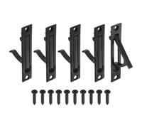 5 PCS Maniglie per Porta a Scomparsa, per Acciaio Inossidabile 304, Nero Opaco