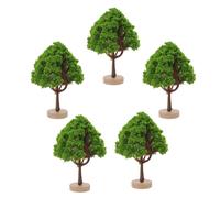5 Pcs Miniature Piante Alberi Da Strada Miniatura Arredamento Paesaggistico