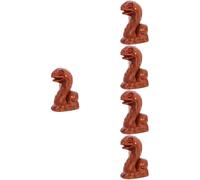 5 PCS Modelli Di Serpenti Intagliati Finti Vividi Serpente Realistico