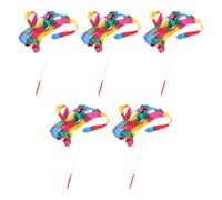 5 Pcs Nastri Di Ginnastica Ritmica Decorazioni Compleanno Arcobaleno
