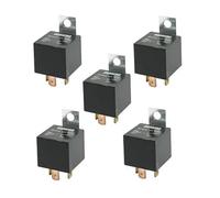 5 Pcs Normal Open SPST 4P Vehicle Auto Car Relay DC 12V 40A
