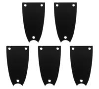 5 Pcs Parti Di Chitarra Piastra Del Manico Della Copertura Nera Truss Rod