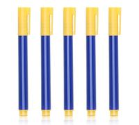 5 pcs Penna per Soldi Falsi, Verifica Banconote False, Penna Rivelatore di Banconote False, Penna Validatore Soldi per Banconote, Rilevatore di Banconote False Euro, Dollari, Libbre, Etc