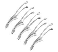 5 Pcs Pinze BBQ per Corea e Giappone 10 Pollici Acciaio Inox 304 [Argento]