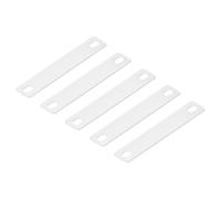 5 Pcs Pitch Row 3.2" (80mm) Bus Bar Connector, Argento